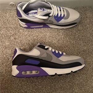 Nike Air Max in Gray and Purple